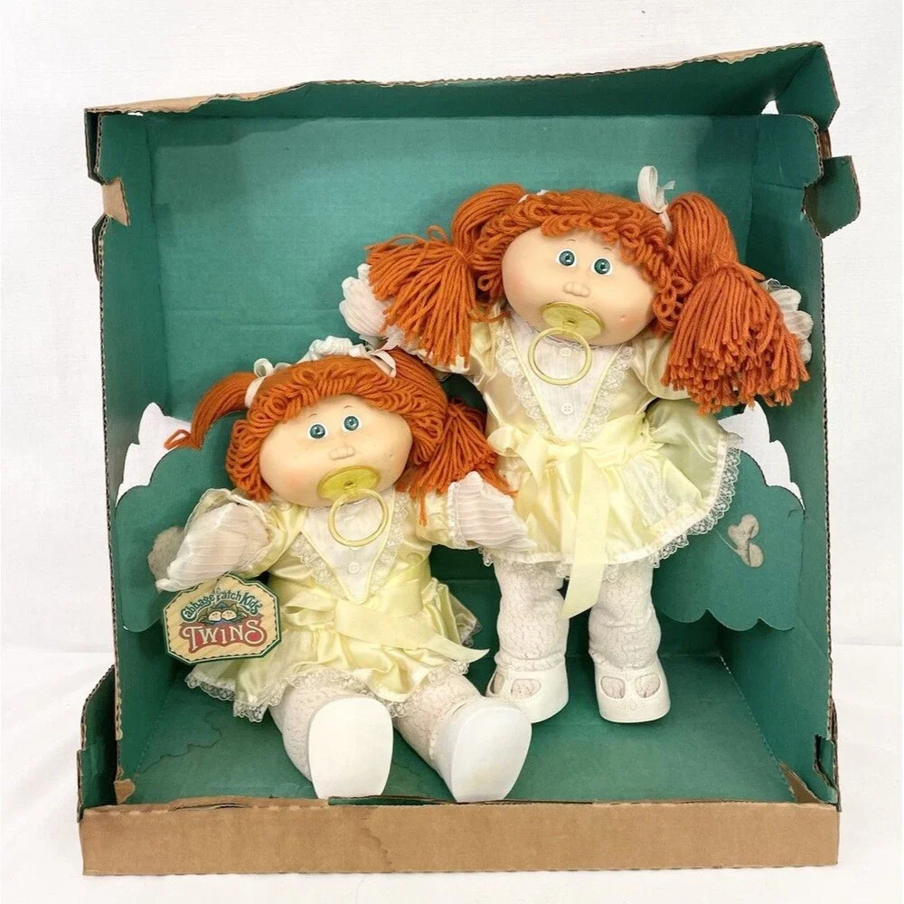 VTG Cabbage Patch Kids Twins Limited Edition 1985 Coleco Red Head VINTAGE RARE